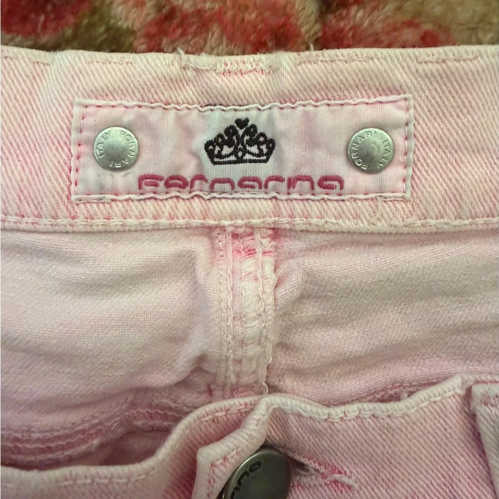 Fornarina Light Pink Women's Flare Jeans - Picture 6 of 6